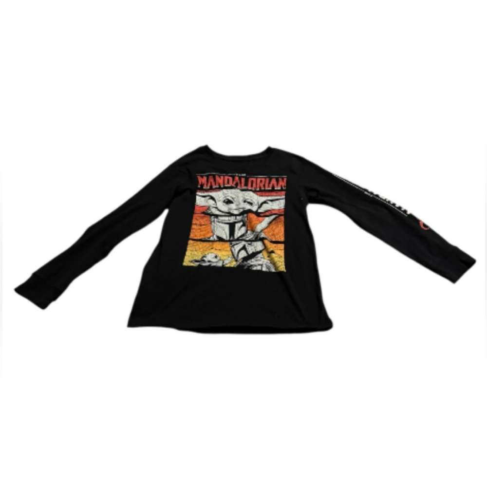 Boys Medium Long Sleeve T-Shirt Bundle | FGTEEV + Star Wars Mandalorian Grogu - Picture 6 of 9